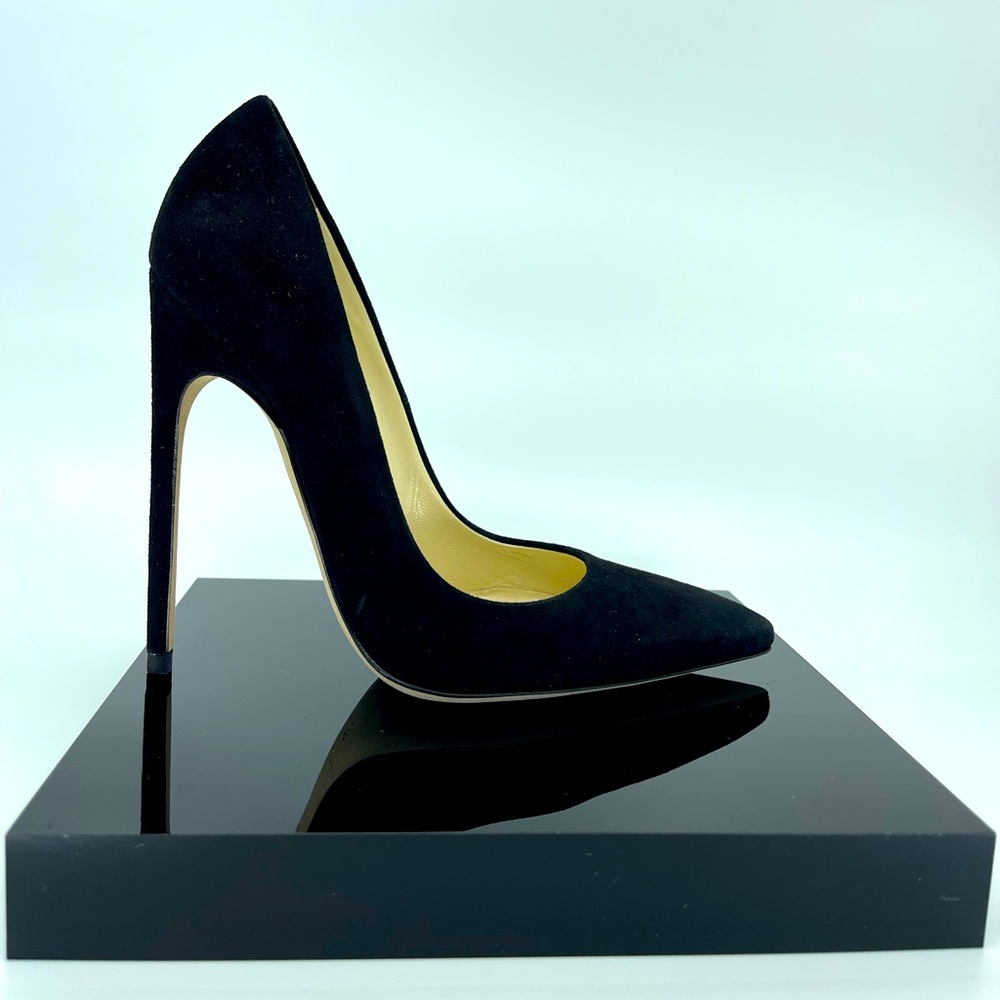 Sexy Classic FM pump in Black Suede